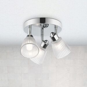 Gatsby 3 Light Bathroom Ceiling Light Polished Chrome